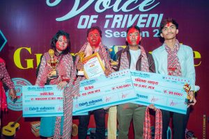 सुपर भ्वाइस अफ त्रिवेणीको उपाधी दीपेशलाई