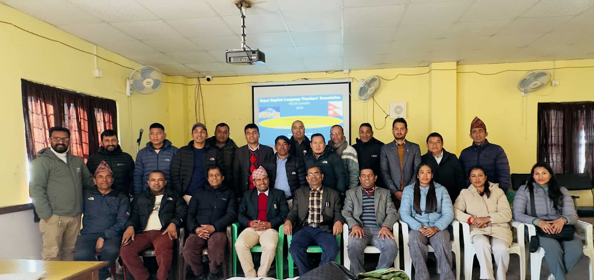 नेल्टा गण्डकीद्वारा अङ्ग्रेजी भाषा शिक्षकका लागि अनुसन्धान सम्बन्धी कार्यशाला