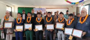 शैक्षिक कल्याणकारी कोषद्वारा प्रअ, अध्यक्ष र विद्यार्थीलाई सम्मान, माघ बाइसदेखि परीक्षा (समयतालिकासहित) (फोटो फिचर पनि)