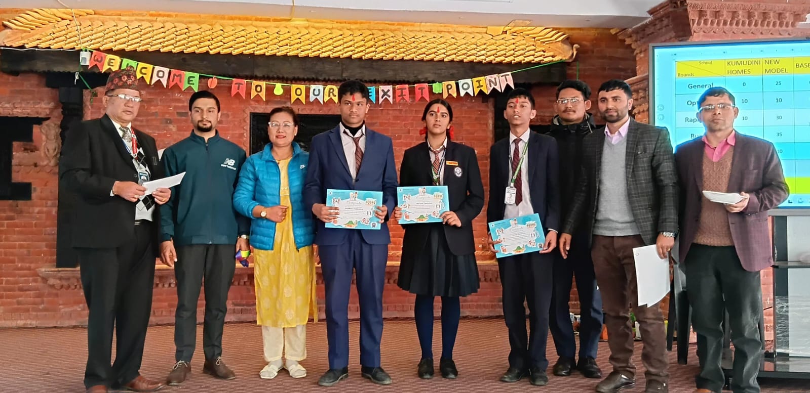 कुमुदिनीमा अन्तर विद्यालय स्तरीय हाजिरीजवाफ