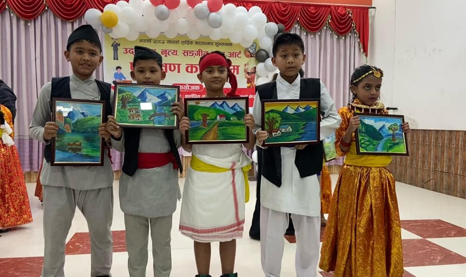 उद्‌घोषण, नृत्य, सङ्गीत र चित्रकलाको प्याकेज तालिम सम्पन्न