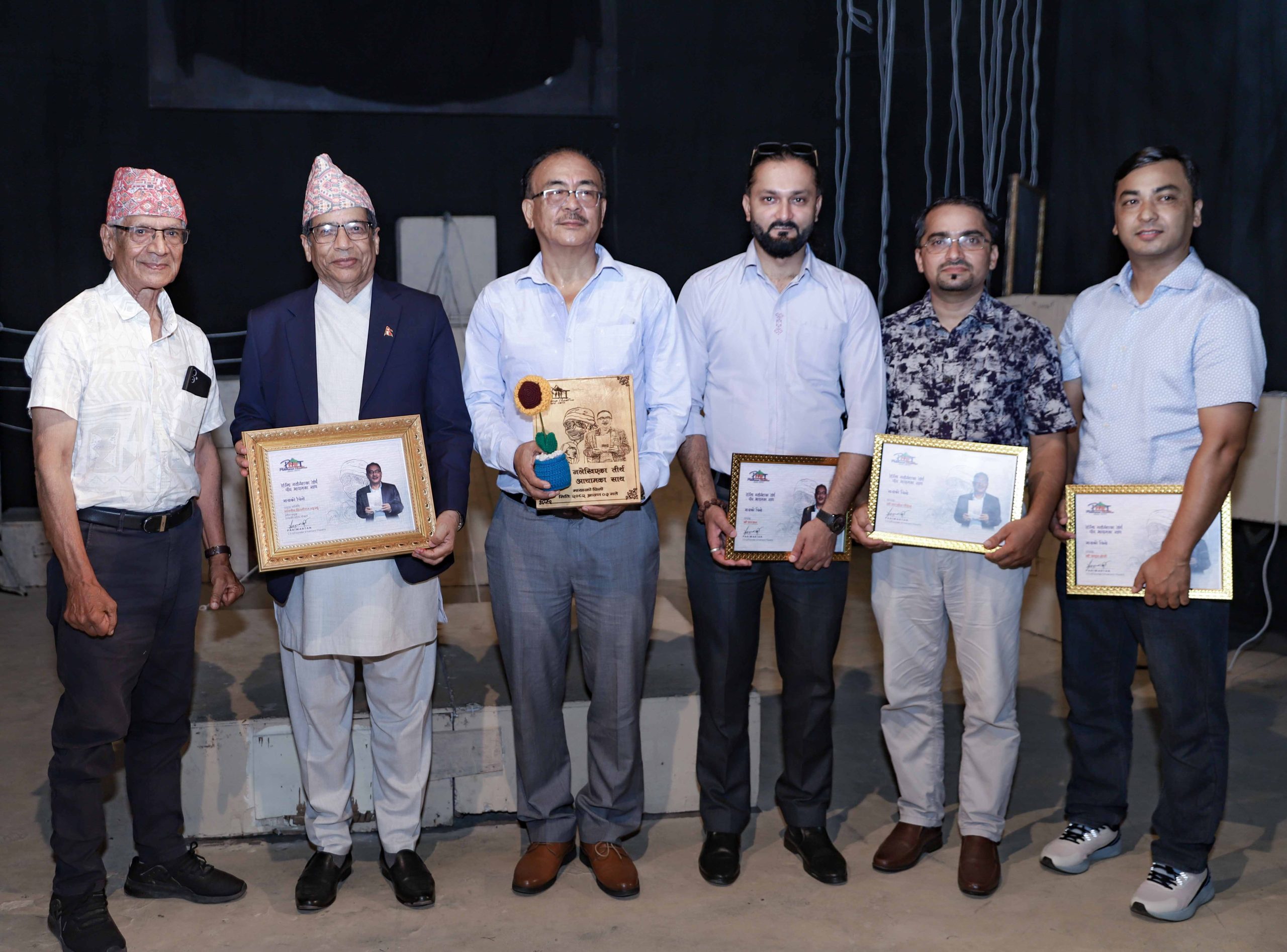 पोखरा थिएटरमा तीर्थ श्रेष्ठका पाँच आयाम प्रस्तुत
