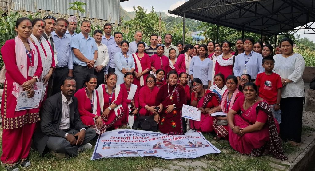 गुल्मीको सत्यवती गाउँपालिकाका शिक्षकलाई नेपाली भाषाशिक्षणमा नवप्रवर्तनसम्बन्धी तालिम