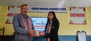भास्कर मेमोरियल स्कुलमा जुनियर/युवा रेडक्रस सर्कल गठन